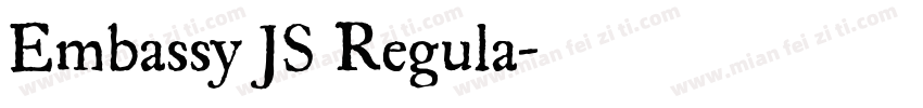 Embassy JS Regula字体转换